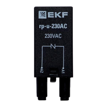 Модуль защитный с варистором 230В AC для промежуточных реле RP AVERES EKF rp-u-230AC Модуль защитный с варистором 230В AC для промежуточных реле RP AVERES EKF rp-u-230AC