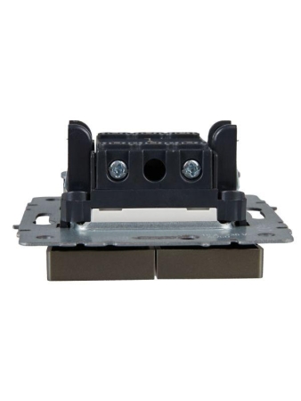 Выключатель 2-кл. СП BRITE ВС10-2-1-БрШ 10А с индик. механизм шампань IEK BR-V20-1-10-K37