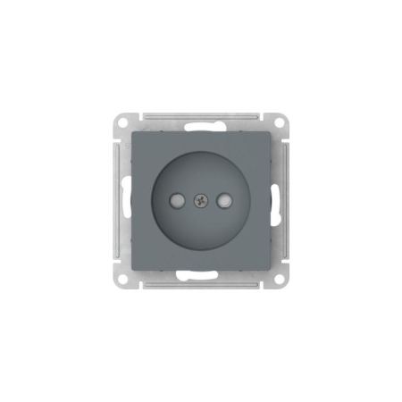Розетка AtlasDesign 16А без заземл. защ. шторки быстрозажим. клем. механизм грифель SE ATN000749S