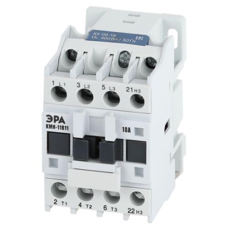 Контактор PRO KKM11-018-400-01-E КМИ-11811 18А 400В/АС3 1НЗ Эра Б0050434 Контактор PRO KKM11-018-400-01-E КМИ-11811 18А 400В/АС3 1НЗ Эра Б0050434