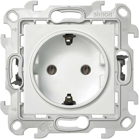 Розетка 1-м СП Simon 24 16А IP20 2P+E Push&Go без защ. шторок механизм бел. Simon 2420434-030 Розетка 1-м СП Simon 24 16А IP20 2P+E Push&Go без защ. шторок механизм бел. Simon 2420434-030