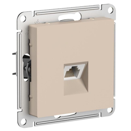 Розетка компьютерная AtlasDesign RJ45 кат.6A механизм песочн. SE ATN001286 Розетка компьютерная AtlasDesign RJ45 кат.6A механизм песочн. SE ATN001286