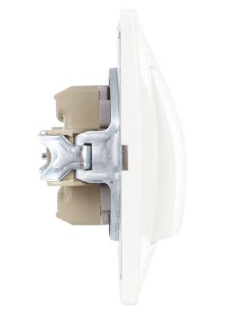 Выключатель 1-кл. СП Кварта 10А IP20 ВС10-1-0-КБ бел. GENERICA EVK10-K01-10-DM