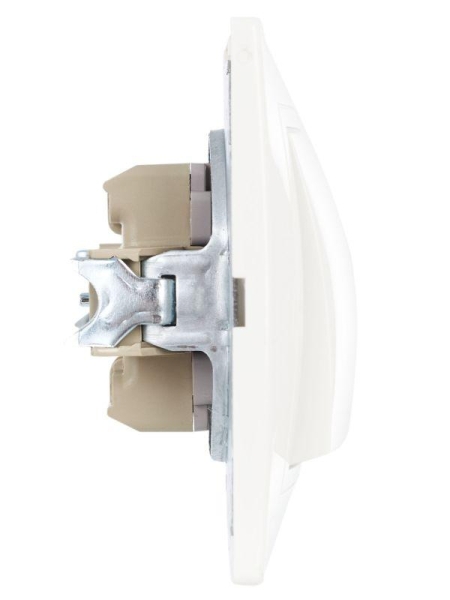 Выключатель 1-кл. СП Кварта 10А IP20 ВС10-1-0-КБ бел. GENERICA EVK10-K01-10-DM