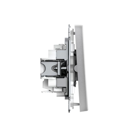 Выключатель 2-кл. ArtGallery 10AX быстрозажим. клем. механизм алюм. SE GAL000351S