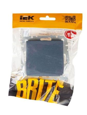 Выключатель 1-кл. СП BRITE ВС10-1-0-БрМ 10А механизм маренго IEK BR-V10-0-10-K35 Выключатель 1-кл. СП BRITE ВС10-1-0-БрМ 10А механизм маренго IEK BR-V10-0-10-K35