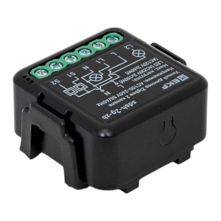 Диммер умный в подрозетник 2-канальный Zigbee Connect Select EKF sdsh-2g-zb