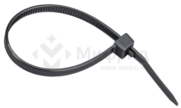 Хомут 4.8х160мм P6.6 съемный черн. (уп.100шт) IEK UHH13-D048-160-100-K02