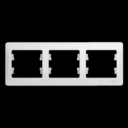 Рамка 3-м Glossa горизонт. бел. SE GSL000103 Рамка 3-м Glossa горизонт. бел. SE GSL000103