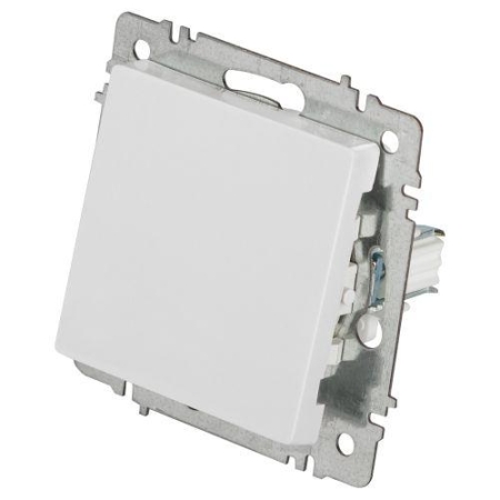 Кнопка Intro Accent 6-109-01 10А-250В IP20 СУ AL/CU бел. Intro Б0063602