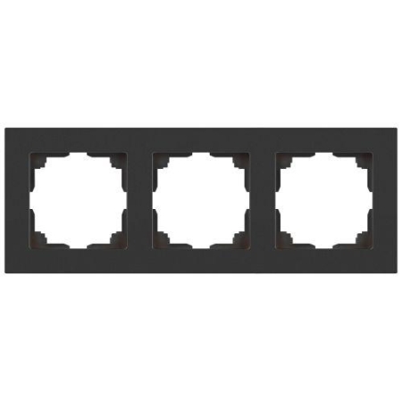 Рамка 3-м СП Accent 6-503-07 графит Intro Б0063791