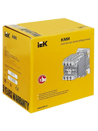 Контактор КМИ-49512 95А 400В/AC3 1НО 1Н3 KARAT IEK KKM41-095-400-11 Контактор КМИ-49512 95А 400В/AC3 1НО 1Н3 KARAT IEK KKM41-095-400-11