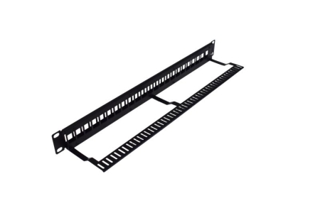 Патч-панель наборная 1U 24 порта с задним кабельным организатором TOKOV ELECTRIC TKE-PPFK-5E-1U-24P-UTP-CO