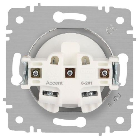 Розетка 1-м СП Accent 6-201-06 16А IP20 250В 2P перламутр. Intro Б0063667 Розетка 1-м СП Accent 6-201-06 16А IP20 250В 2P перламутр. Intro Б0063667