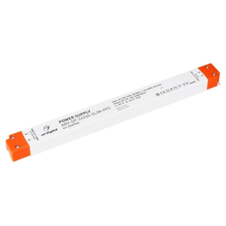 Блок питания ARV-SP-24240-SLIM-PFC 24В 10А 240Вт IP20 пластик Arlight 0266792 Блок питания ARV-SP-24240-SLIM-PFC 24В 10А 240Вт IP20 пластик Arlight 0266792