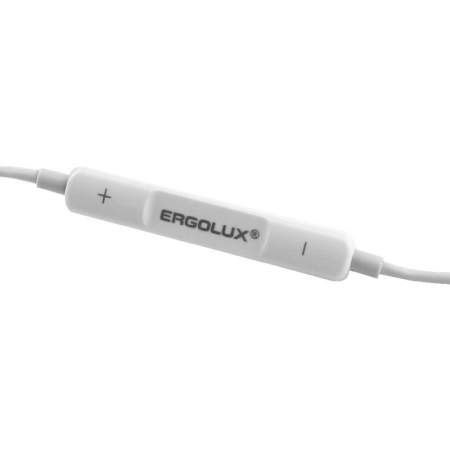 Наушники вкладыши с микрофоном ELX-WHP04-C01 проводные Lightning 1.2м коробка+бокс бел. ERGOLUX 15285 Наушники вкладыши с микрофоном ELX-WHP04-C01 проводные Lightning 1.2м коробка+бокс бел. ERGOLUX 15285
