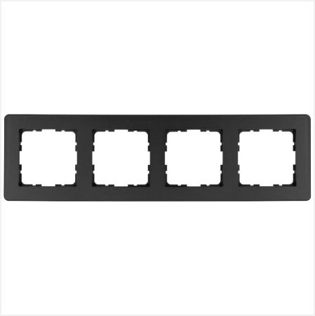 Рамка 4-м G-Flex антрацит Jasmart G1104B Рамка 4-м G-Flex антрацит Jasmart G1104B