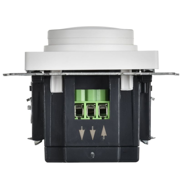 Светорегулятор поворотно-нажимной СП BRITE СС10-1-0-БрАБ 600Вт механизм арктич. бел. IEK BR-D20-0600-K91