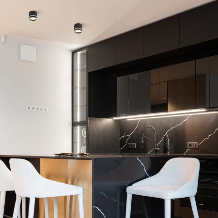 Светильник Flip 15Вт GX53х1 IP20 спот Voltega VGL7191DL-01B