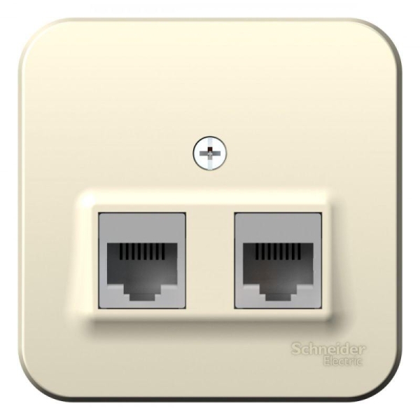 Розетка компьютерная 2-м ОП Blanca RJ45 кат.5E с изолир. пластиной молочн. SE BLNIA045452 Розетка компьютерная 2-м ОП Blanca RJ45 кат.5E с изолир. пластиной молочн. SE BLNIA045452