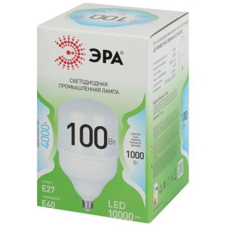 Лампа светодиодная GREEN LINE POWER T140-100W-840-E27/E40 GL 100Вт колокол 4000К яркий свет бел. E27/E40 Эра Б0067037 Лампа светодиодная GREEN LINE POWER T140-100W-840-E27/E40 GL 100Вт колокол 4000К яркий свет бел. E27/E40 Эра Б0067037