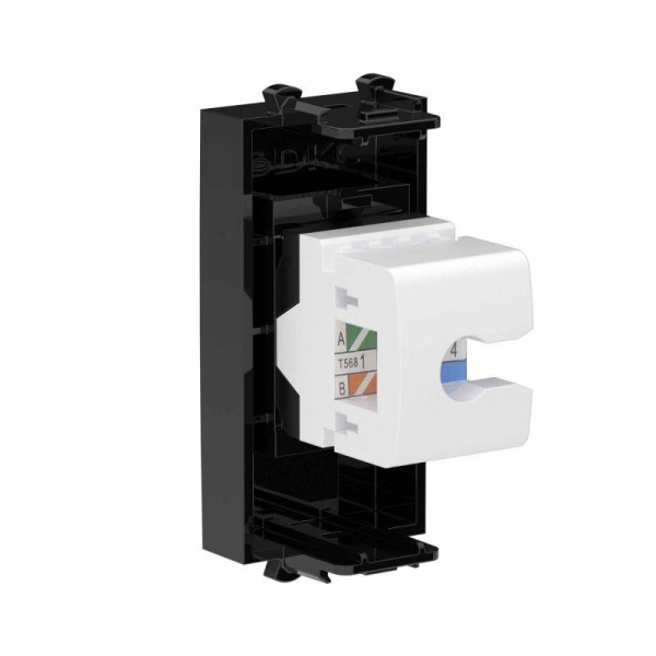 Розетка компьютерная 1мод. Avanti "Черный квадрат" RJ45 кат.6 без шторок модульная механизм DKC 4402691 Розетка компьютерная 1мод. Avanti "Черный квадрат" RJ45 кат.6 без шторок модульная механизм DKC 4402691