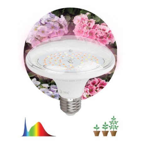 Лампа светодиодная FITO-18W-Ra90-E27 18Вт Е27 для растений полноспектральная Эра Б0057710 Лампа светодиодная FITO-18W-Ra90-E27 18Вт Е27 для растений полноспектральная Эра Б0057710