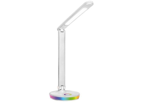 Светильник светодиодный настольный UF-822 C01 7Вт димм. 3 цвет. темп. RGB ночник бел. Ultraflash 15176