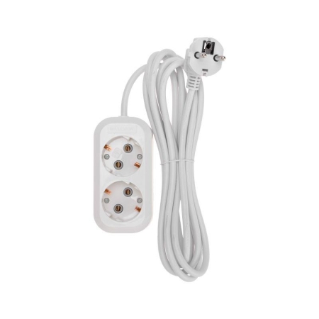 Удлинитель 2х3м с заземл. 3х0.75 бел. PROCONNECT 13-4203 Удлинитель 2х3м с заземл. 3х0.75 бел. PROCONNECT 13-4203