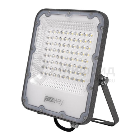 Прожектор светодиодный PFL-S4 50Вт 6500К IP65 80град. ДО с линзовым модулем Pro+ JazzWay 5036420