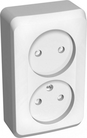 Розетка 2-м ОП Этюд 16А IP20 250В защ. шторки без заземл. бел. SE PA16-006B Розетка 2-м ОП Этюд 16А IP20 250В защ. шторки без заземл. бел. SE PA16-006B