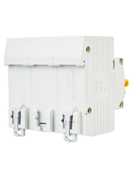 Выключатель автоматический модульный 3п D 80А 10кА ВА47-100 KARAT IEK MVA40-3-080-D Выключатель автоматический модульный 3п D 80А 10кА ВА47-100 KARAT IEK MVA40-3-080-D
