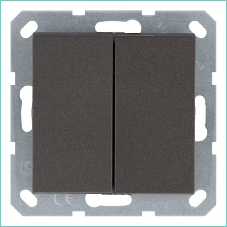 Переключатель проходной 2-кл. 10А IP20 механизм мокко Jasmart G3022Z Переключатель проходной 2-кл. 10А IP20 механизм мокко Jasmart G3022Z