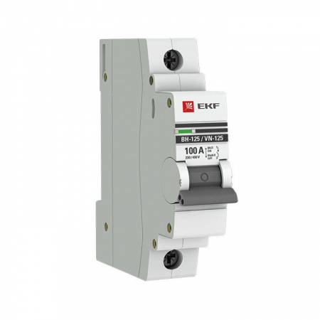 Выключатель нагрузки 1п 100А ВН-125 PROxima EKF SL125-1-100-pro Выключатель нагрузки 1п 100А ВН-125 PROxima EKF SL125-1-100-pro