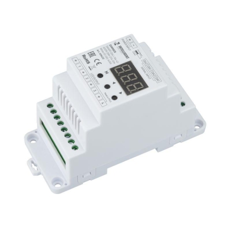 Диммер SMART-DALI-104-62-ADDR-DIM-DT6-DIN White 12-24В 4х5А IP20 пластик INTELLIGENT ARLIGHT 028422 Диммер SMART-DALI-104-62-ADDR-DIM-DT6-DIN White 12-24В 4х5А IP20 пластик INTELLIGENT ARLIGHT 028422