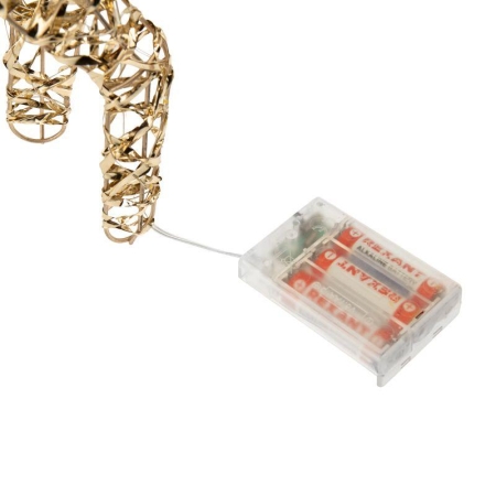 Фигура светодиодная "Олень" 37см тепл. бел. 3хAA (не в комплекте) Neon-Night 503-227