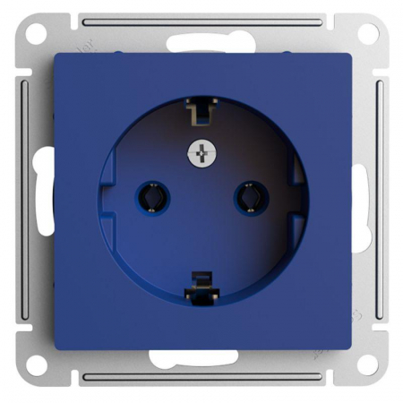 Розетка AtlasDesign 16А с заземл. механизм аквамарин SE ATN001143 Розетка AtlasDesign 16А с заземл. механизм аквамарин SE ATN001143