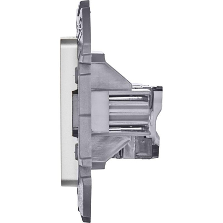 Розетка компьютерная Inspiria RJ45 кат.5E UTP алюм. IEK 673827 Розетка компьютерная Inspiria RJ45 кат.5E UTP алюм. IEK 673827