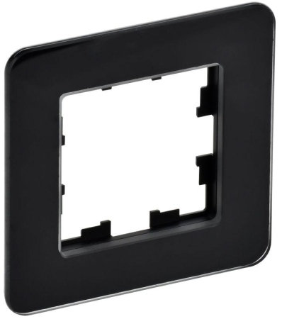Рамка 1-м BRITE РУ-1-2-Бр стекло черн. RE IEK BR-M12-G-41-K02 Рамка 1-м BRITE РУ-1-2-Бр стекло черн. RE IEK BR-M12-G-41-K02