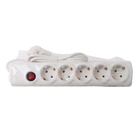 Сетевой фильтр 5х1.5 10А 2200 Вт ПВС 3х0.75 модель РВС16-005 Spi Volsten 14714 Сетевой фильтр 5х1.5 10А 2200 Вт ПВС 3х0.75 модель РВС16-005 Spi Volsten 14714