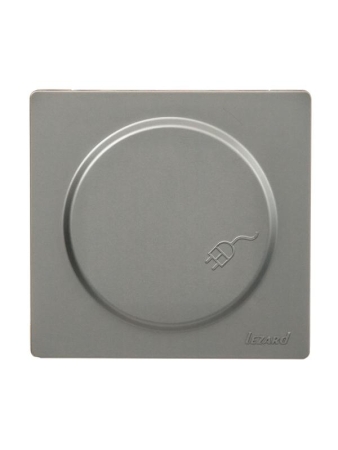Розетка 1-мест. с заземл. с крышкой LETO ПБТ платина LEZARD 752-3500-123B Розетка 1-мест. с заземл. с крышкой LETO ПБТ платина LEZARD 752-3500-123B