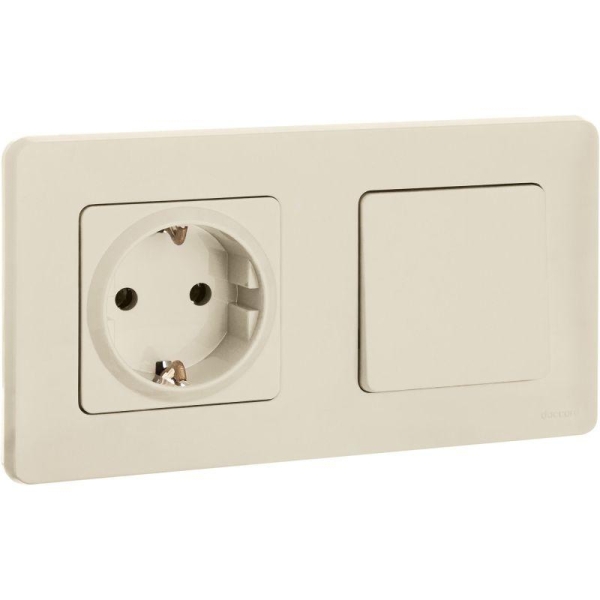 Выключатель 1-кл. Inspiria 10А IP20 250В 10AX механизм сл. кость IEK 673601 Выключатель 1-кл. Inspiria 10А IP20 250В 10AX механизм сл. кость IEK 673601