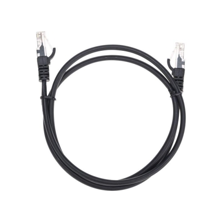 Патч-корд U/UTP CAT 5e RJ45-RJ45 26AWG LSZH черн. 1м Rexant 02-0102-1 Патч-корд U/UTP CAT 5e RJ45-RJ45 26AWG LSZH черн. 1м Rexant 02-0102-1