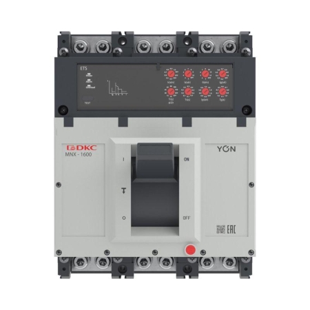 Выключатель автоматический 3P 1250А 70кА pro MNX1600L при AC415V расцепитель ETS YON MNX1600L3PETS1250 Выключатель автоматический 3P 1250А 70кА pro MNX1600L при AC415V расцепитель ETS YON MNX1600L3PETS1250