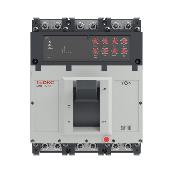 Выключатель автоматический 3P 1250А 70кА pro MNX1600L при AC415V расцепитель ETS YON MNX1600L3PETS1250 Выключатель автоматический 3P 1250А 70кА pro MNX1600L при AC415V расцепитель ETS YON MNX1600L3PETS1250