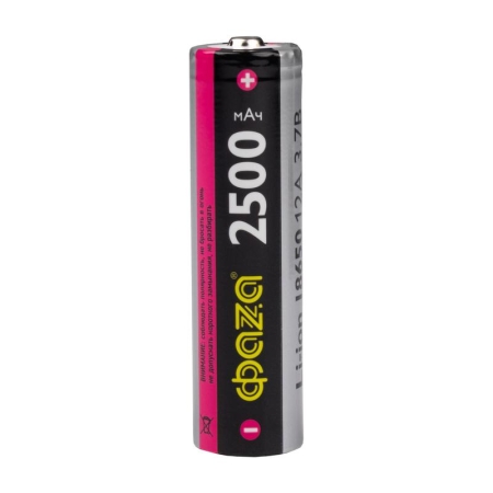 Аккумулятор 18650 3.7В Li-Ion 2500мА.ч без платы защиты PB-4 (уп.4шт) ФАZА 5060326 Аккумулятор 18650 3.7В Li-Ion 2500мА.ч без платы защиты PB-4 (уп.4шт) ФАZА 5060326