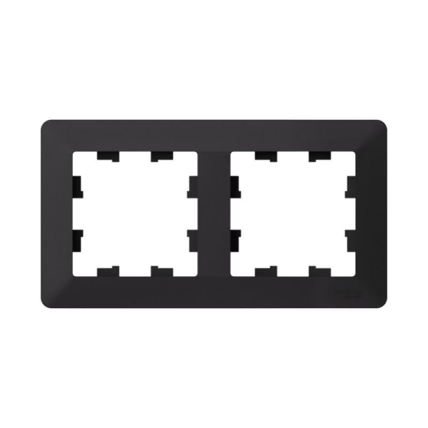 Рамка 2-м AtlasDesign Air карбон/дым. черн. SE ATN221002