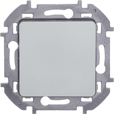 Выключатель кнопочный Inspiria 6А 250В без фиксации НО/НЗ механизм алюм. IEK 673692 Выключатель кнопочный Inspiria 6А 250В без фиксации НО/НЗ механизм алюм. IEK 673692