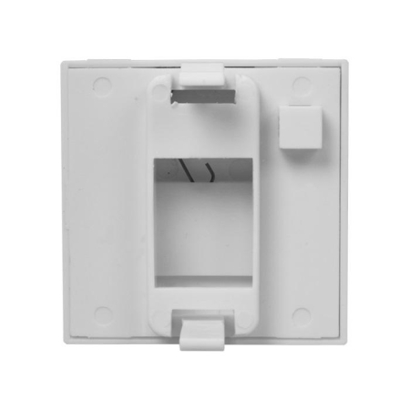 Панель лицевая 1 порт 45х45 Keystone шторка SUPRLAN 10-0304 Панель лицевая 1 порт 45х45 Keystone шторка SUPRLAN 10-0304