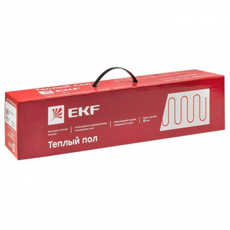 Комплект "Теплый пол" (мат) двухжил. "Уют" 2.5кв.м 375Вт PROxima EKF nm2-375-2.5 Комплект "Теплый пол" (мат) двухжил. "Уют" 2.5кв.м 375Вт PROxima EKF nm2-375-2.5